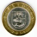 Lithuania, 2 Litai, 2012