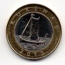 Lithuania, 2 Litai, 2013, Kurėnas
