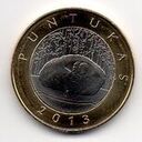 Lithuania, 2 Litai, 2013, Puntukas