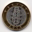 Lithuania, 2 Litai, 2013, Verpstė