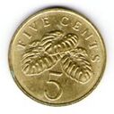 Singapore, 5 Cents, 2007